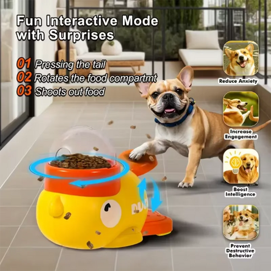 Little Yellow Duck Feeder Fun