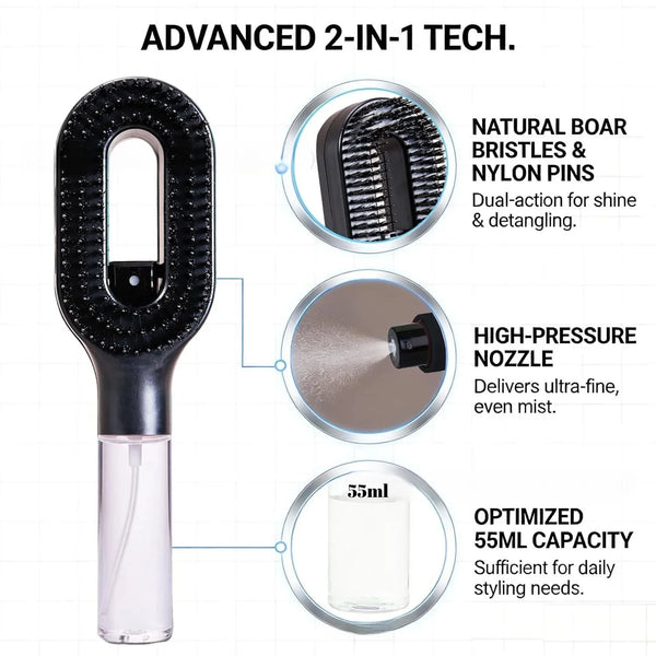 Dual Spray Massage Comb